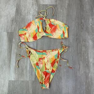 Skatie Sunset Bikini Set Sophie Top Vera bottoms Size XL